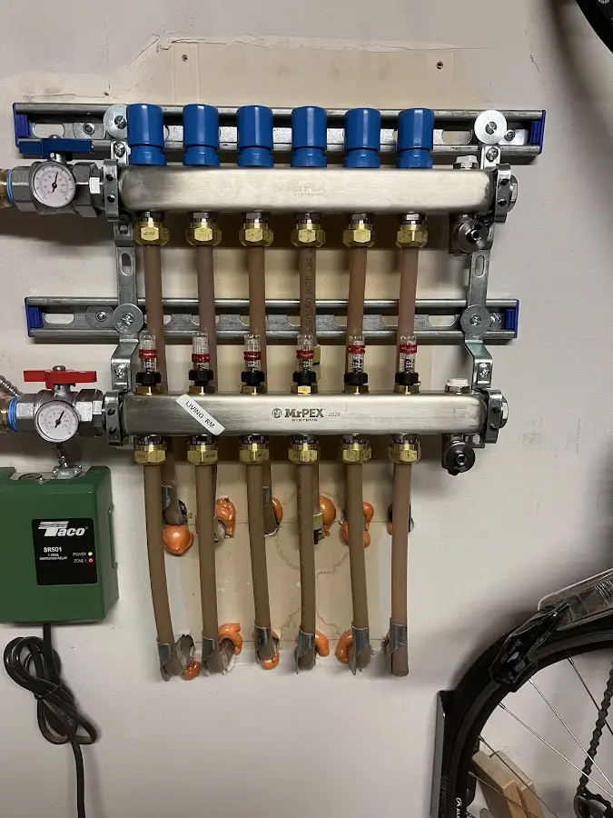 Plumber performing Gas Line Installation at a residential property in Constantine